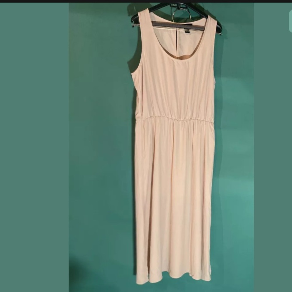 H&M Pink Blush Chiffon Maxi Sleeveless Dress